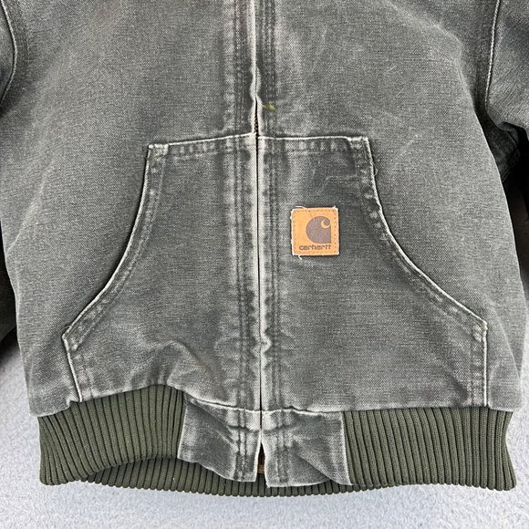 Carhartt Boy's Canvas Bomber Jacket Size Medium - Picture 3 of 9